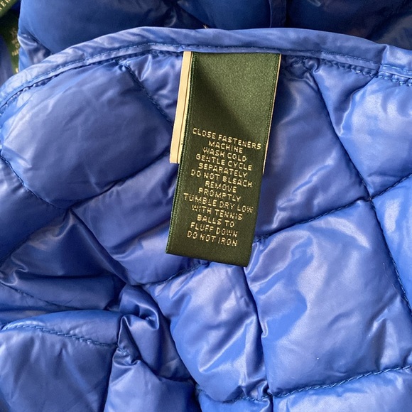 Lauren Ralph Lauren blue vest in size XS ( packable ) - Picture 6 of 8